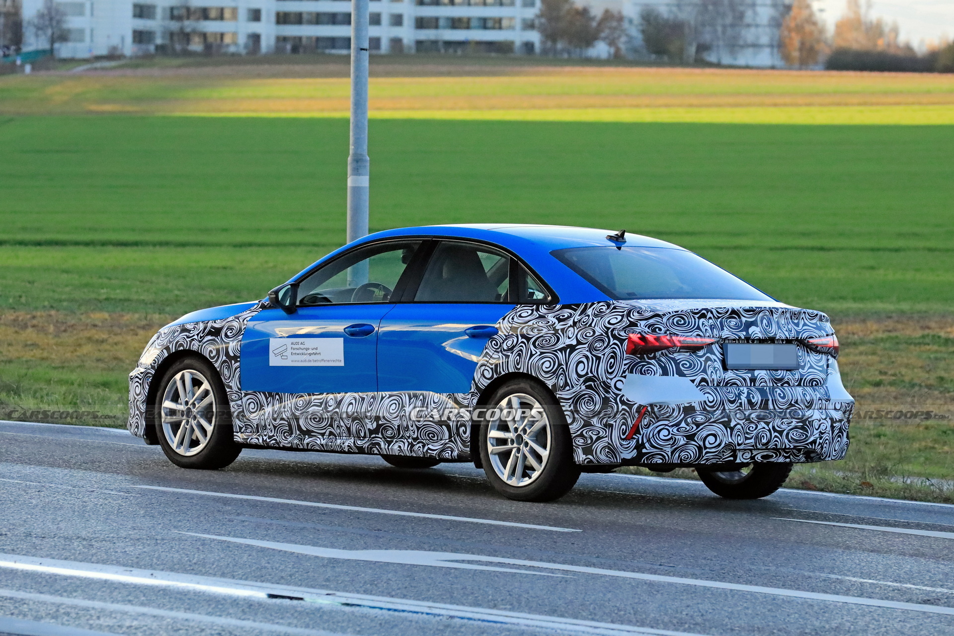 2024 Audi A3 Sedan Makes Spy Debut Hiding Minor Changes