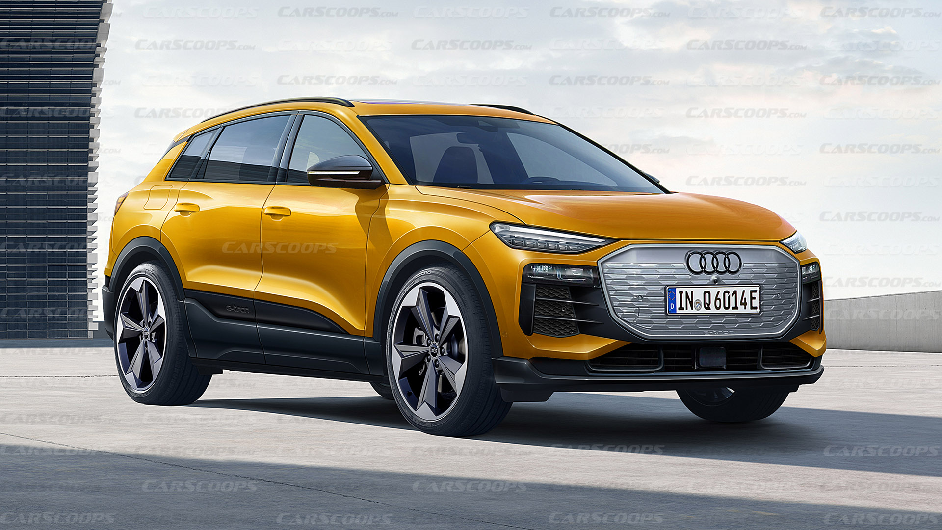 Audi Q6 e tron Rendering Yellow - Auto Recent