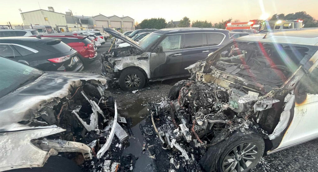  Five Cars Rented By President Biden’s Secret Service Detail Destroyed By Fire