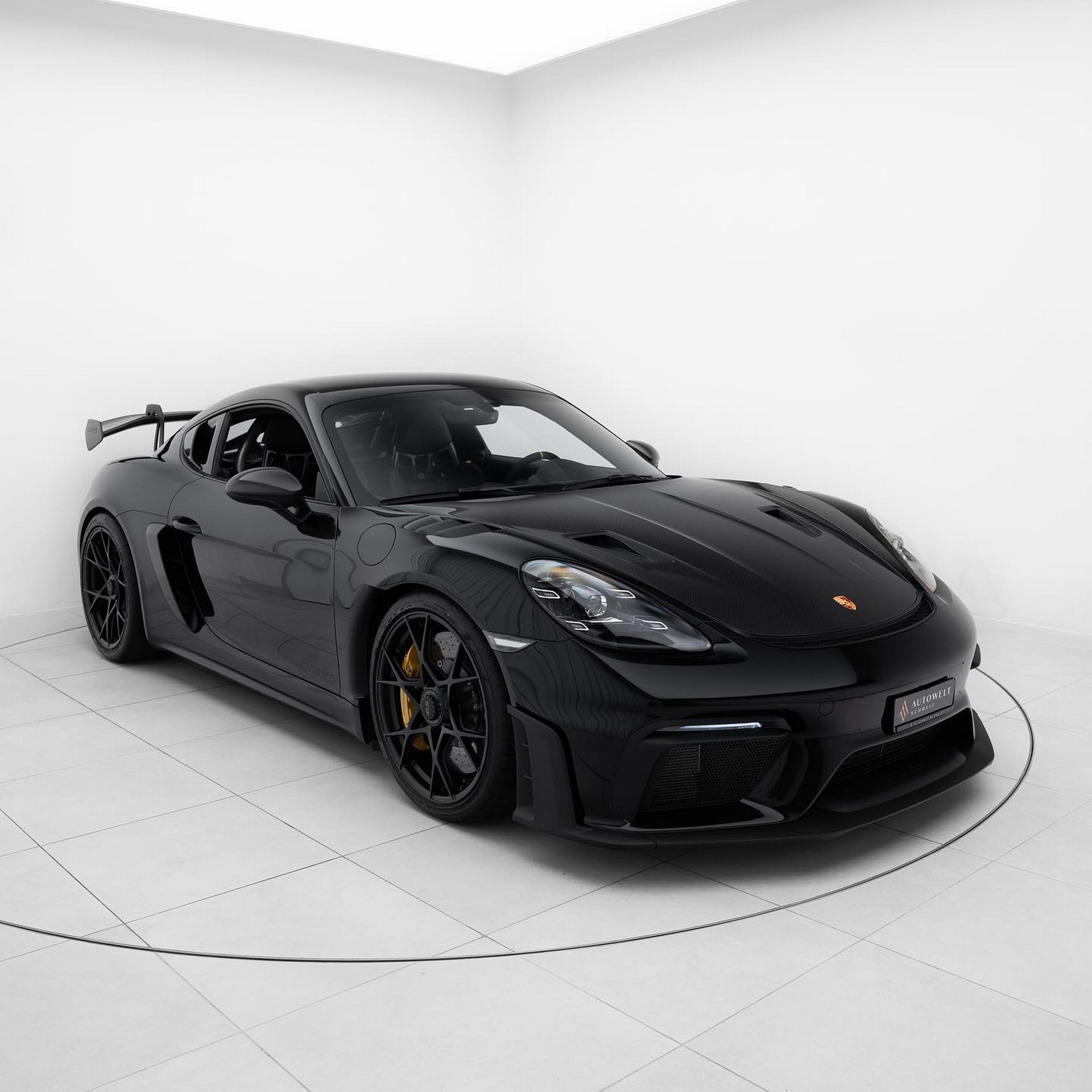 This Stealthy Porsche Cayman GT4 RS Weissach Is Dream Garage Material