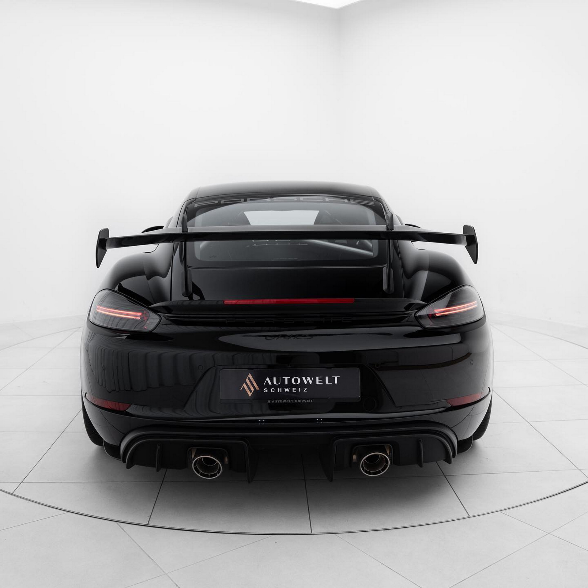This Stealthy Porsche Cayman GT4 RS Weissach Is Dream Garage Material