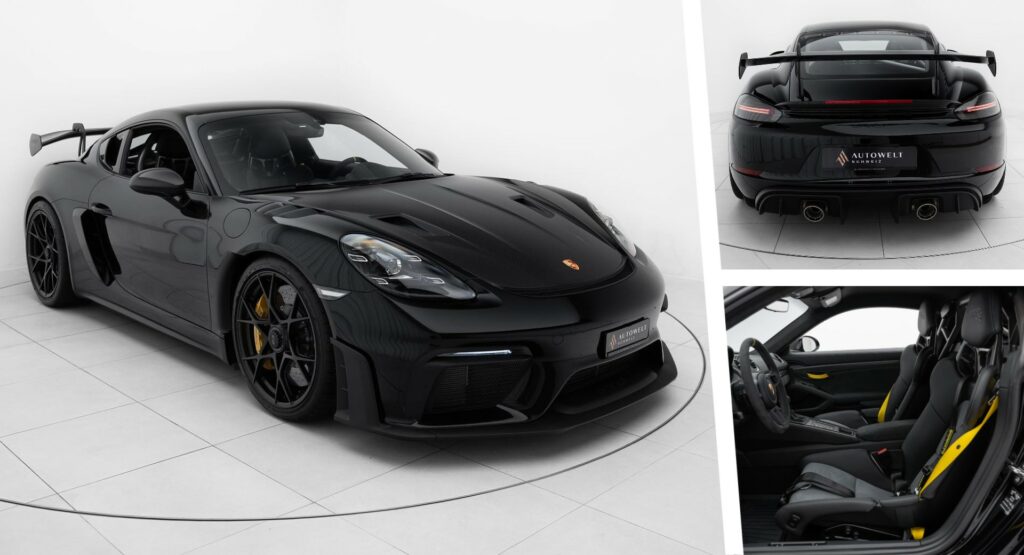  This Stealthy Porsche Cayman GT4 RS Weissach Is Dream Garage Material