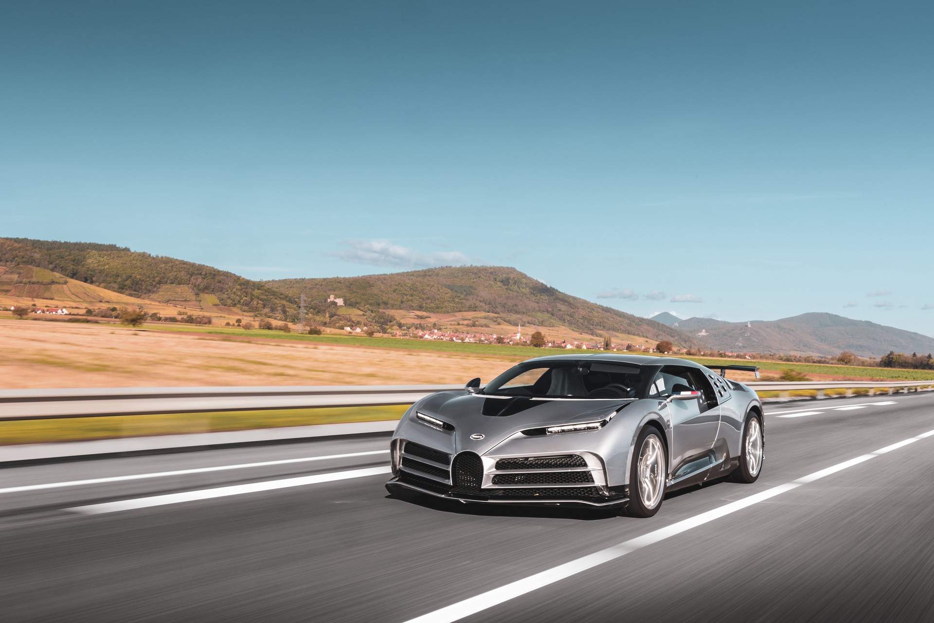 Bugatti’s Senior Test Driver Puts Finishing Touches On Silver Centodieci