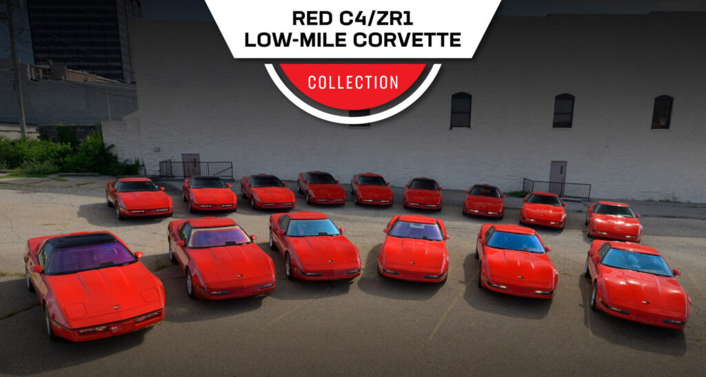  We’ve Got A Hunch This Guy Really Likes Red C4 Corvettes
