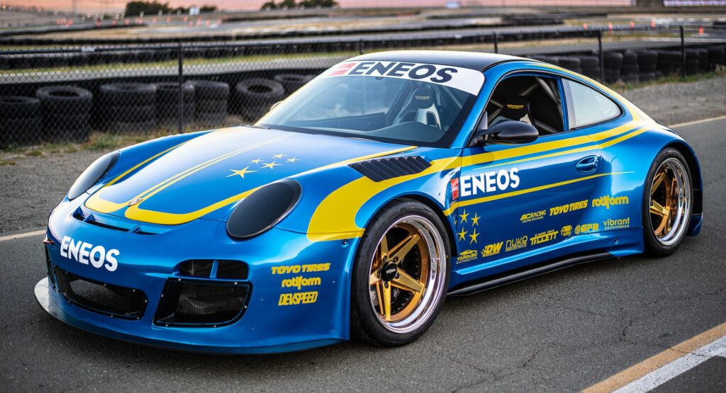  Subaru-Swapped Porsche 911 GT3 STI By Eneos Might Be The Craziest SEMA Build This Year