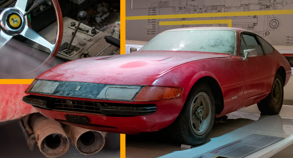  Ferrari Exhibits Unique Alloy 365 GTB/4 That Was Buried In A Barn For 40 Years