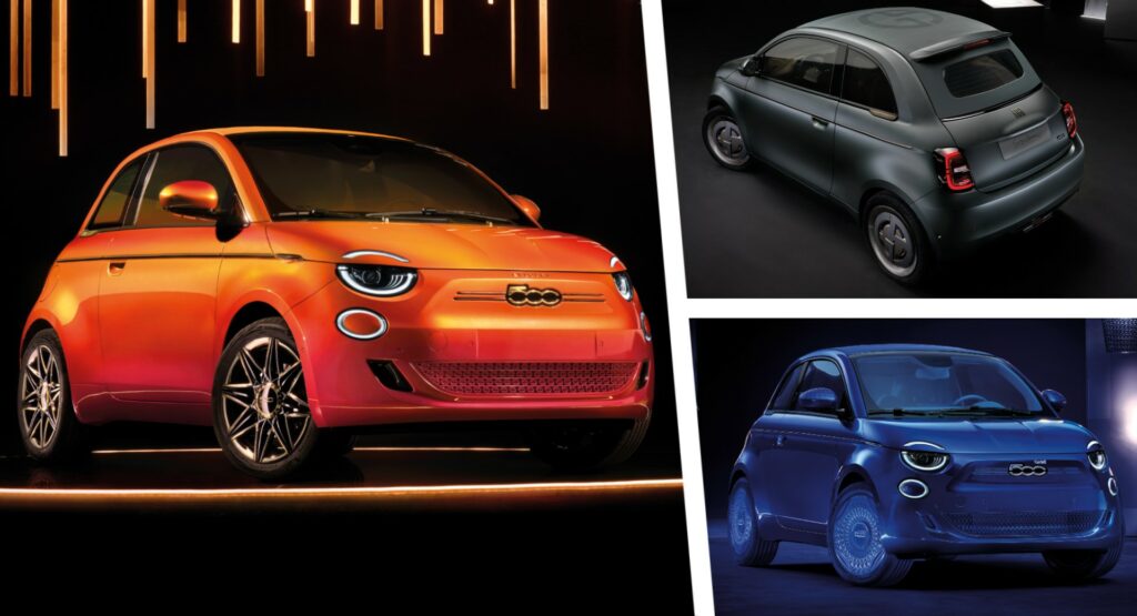  Fiat To Launch Electric 500e In America In 2024, Brings 3 One-Off Specials To LA
