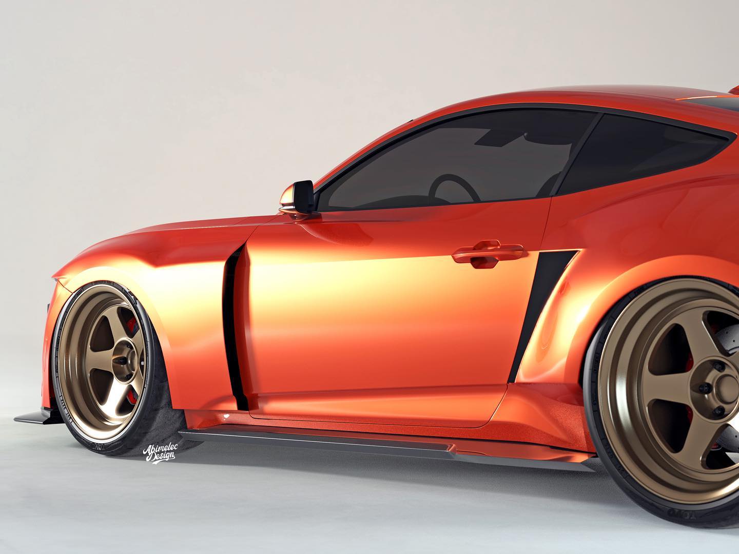 The First Widebody 2024 Ford Mustang Dark Horse Already Exists In The Digital World