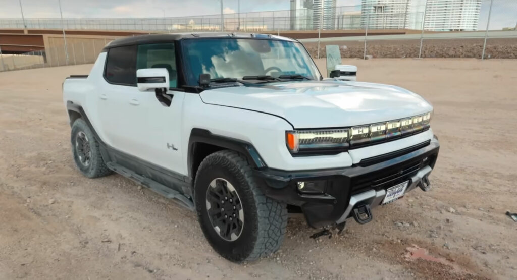  Viral YouTuber Who Wrecked GMC Hummer EV Says Repairs Would Cost $78,000