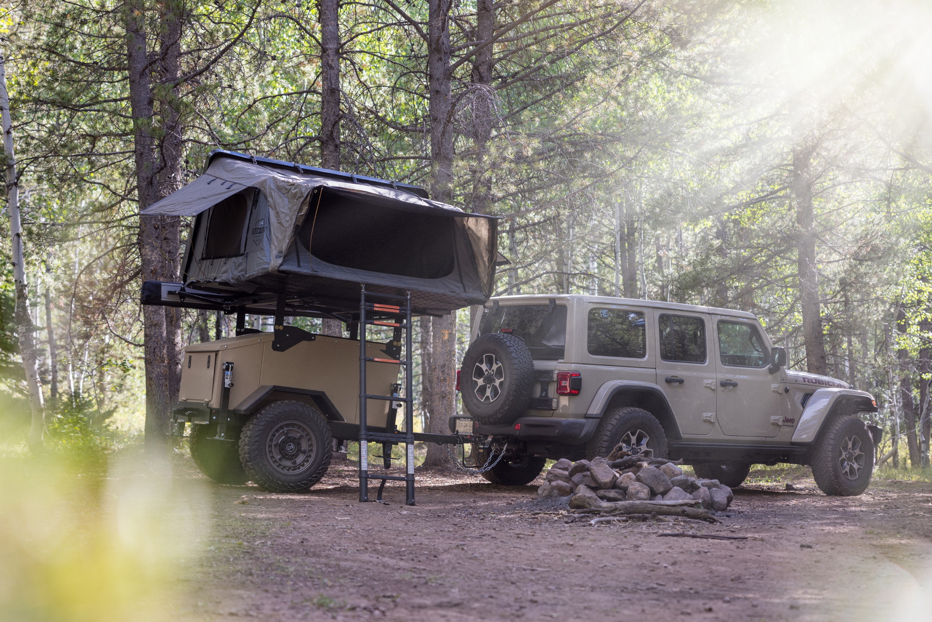 Jeep And Addax Create Overlanding Trailer To Follow A Wrangler Wherever It Goes