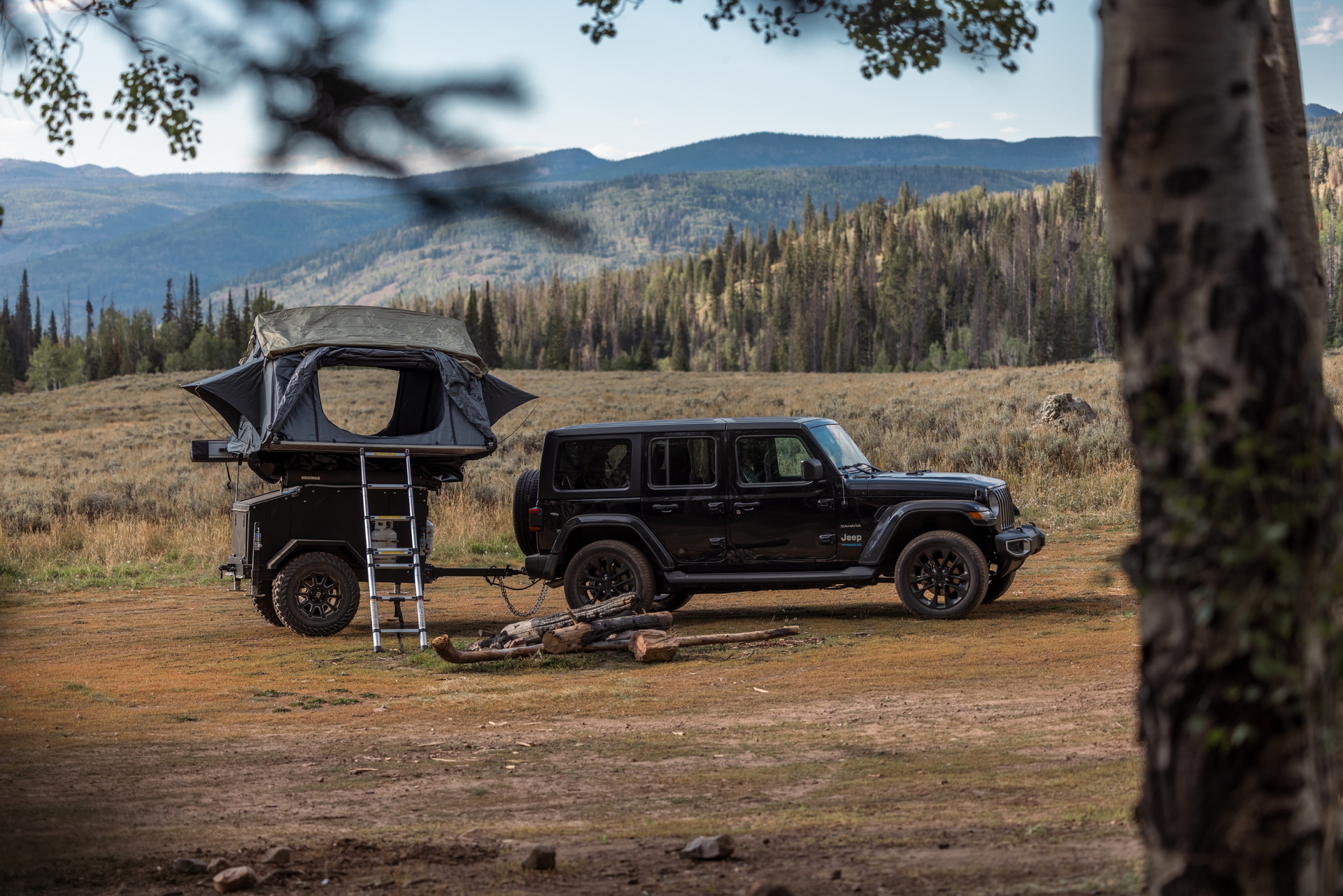 Jeep And Addax Create Overlanding Trailer To Follow A Wrangler Wherever It Goes