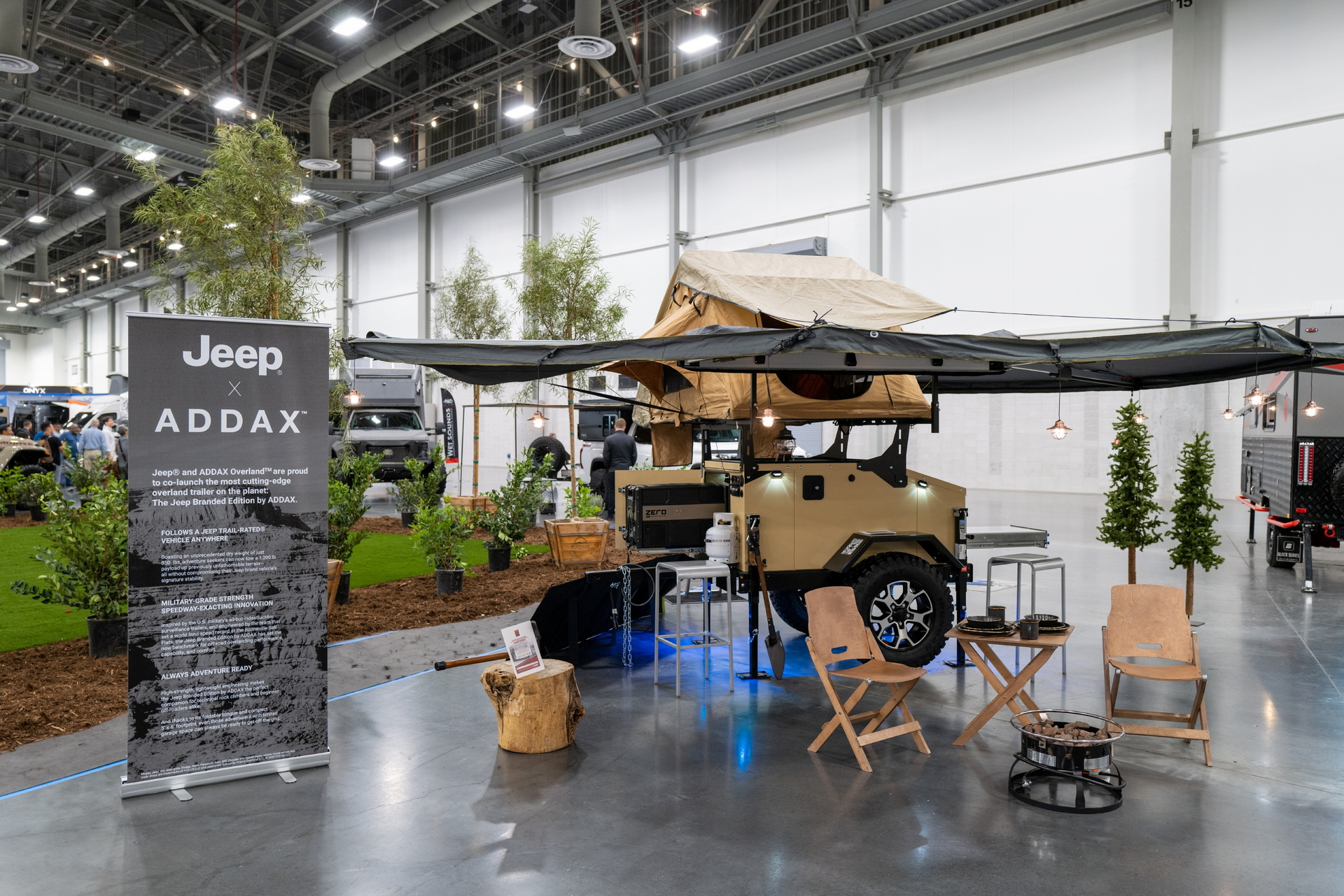 Jeep And Addax Create Overlanding Trailer To Follow A Wrangler Wherever It Goes