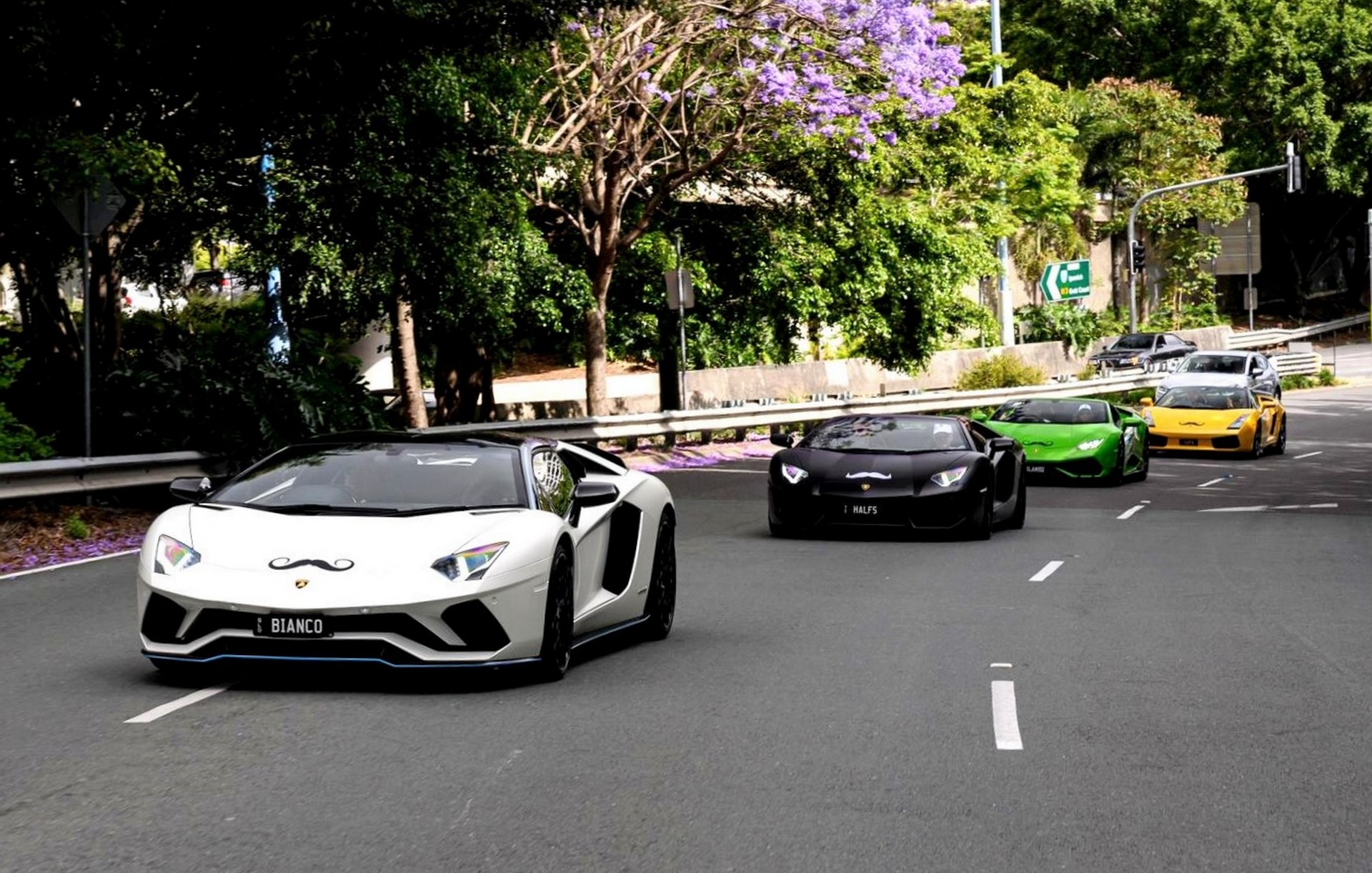 Lamborghini Supporting Movember With Bull Runs Around The World