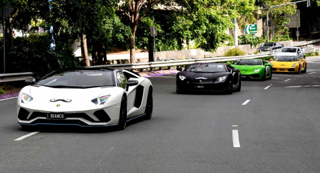  Lamborghini Supporting Movember With Bull Runs Around The World