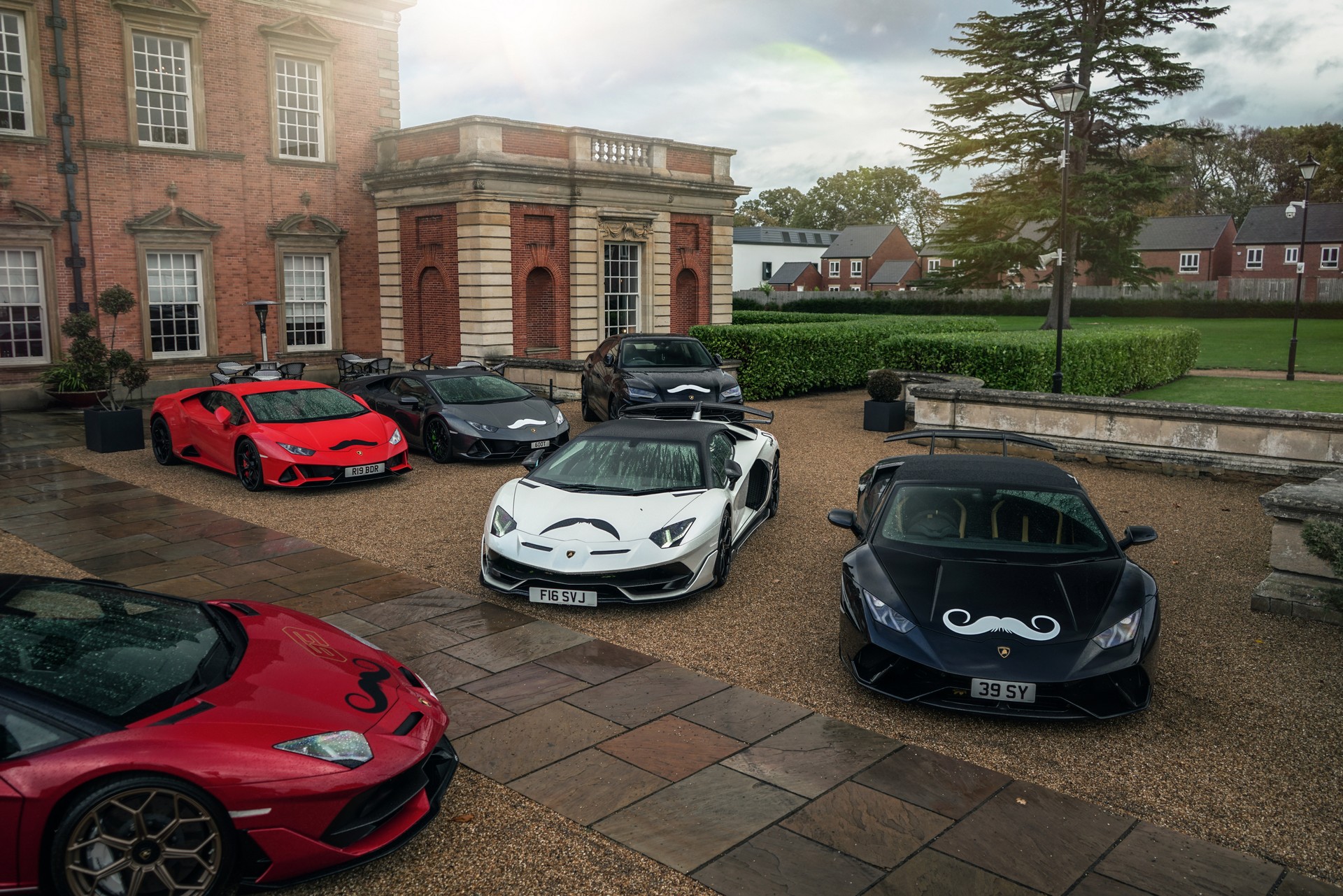 Lamborghini Supporting Movember With Bull Runs Around The World