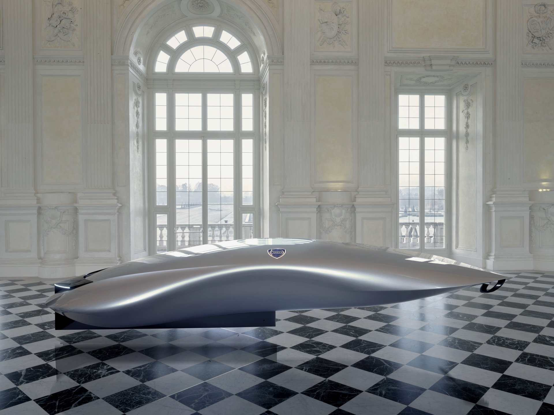 Lancia Reveals New Logo And Pu+Ra Zero Sculpture Teasing EV Design Language