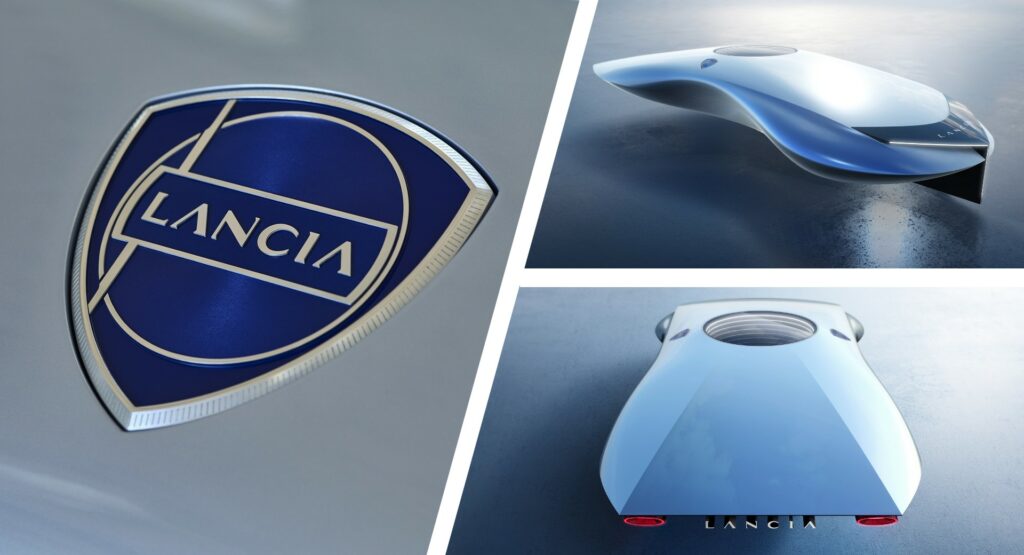  Lancia Reveals New Logo And Pu+Ra Zero Sculpture Teasing EV Design Language
