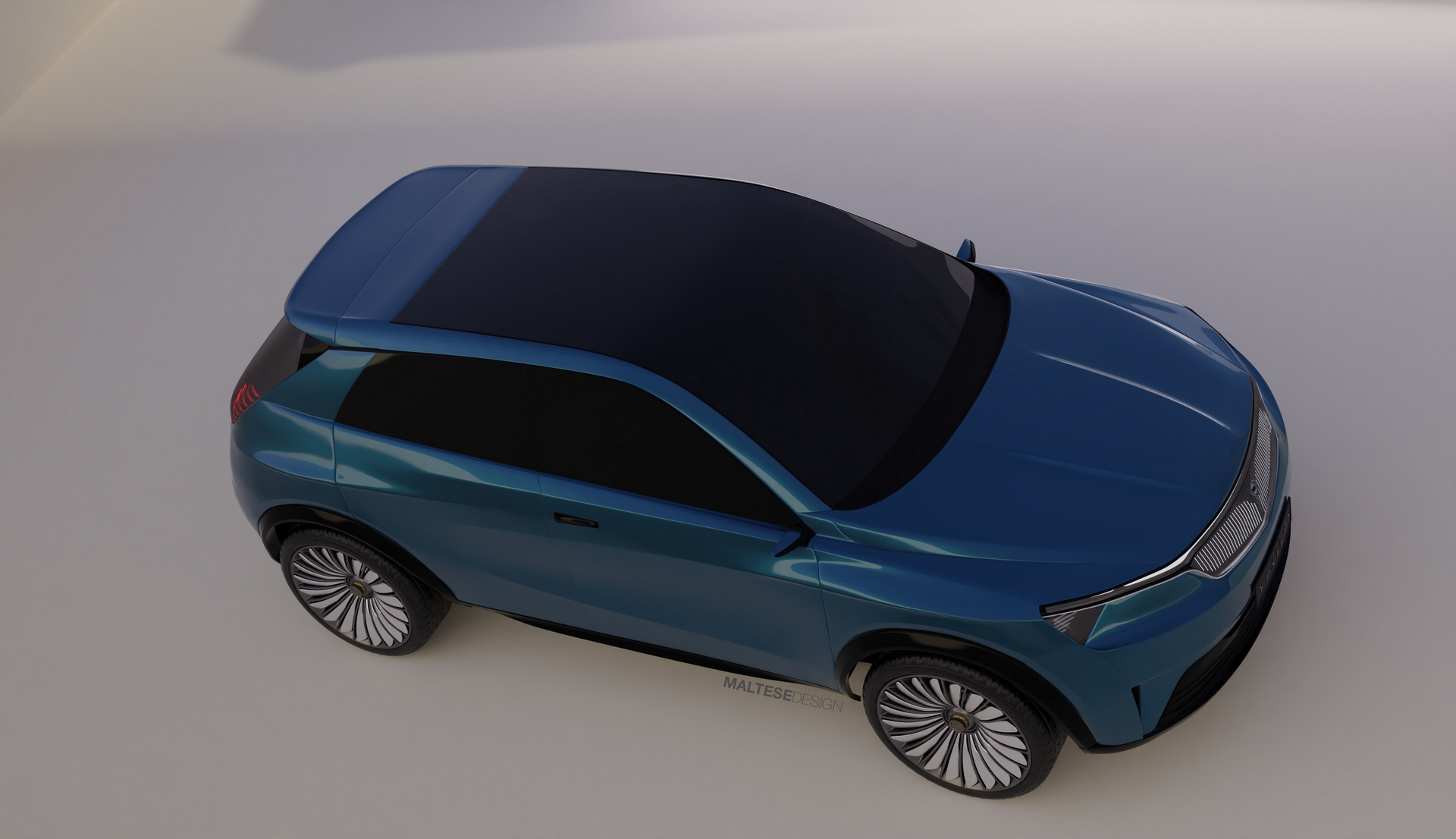 2024 Lancia Ypsilon Envisioned By Designer As A Stylish Small Electric Crossover