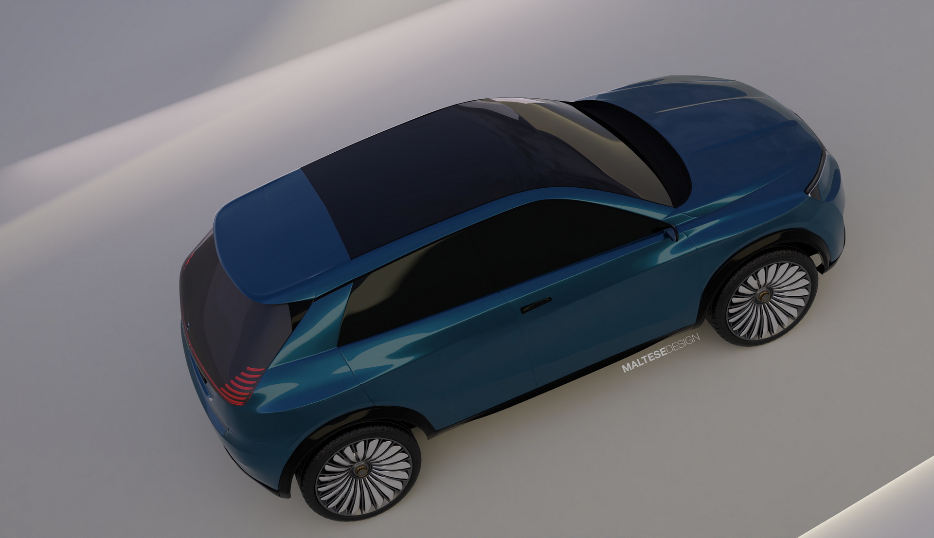 2024 Lancia Ypsilon Envisioned By Designer As A Stylish Small Electric Crossover