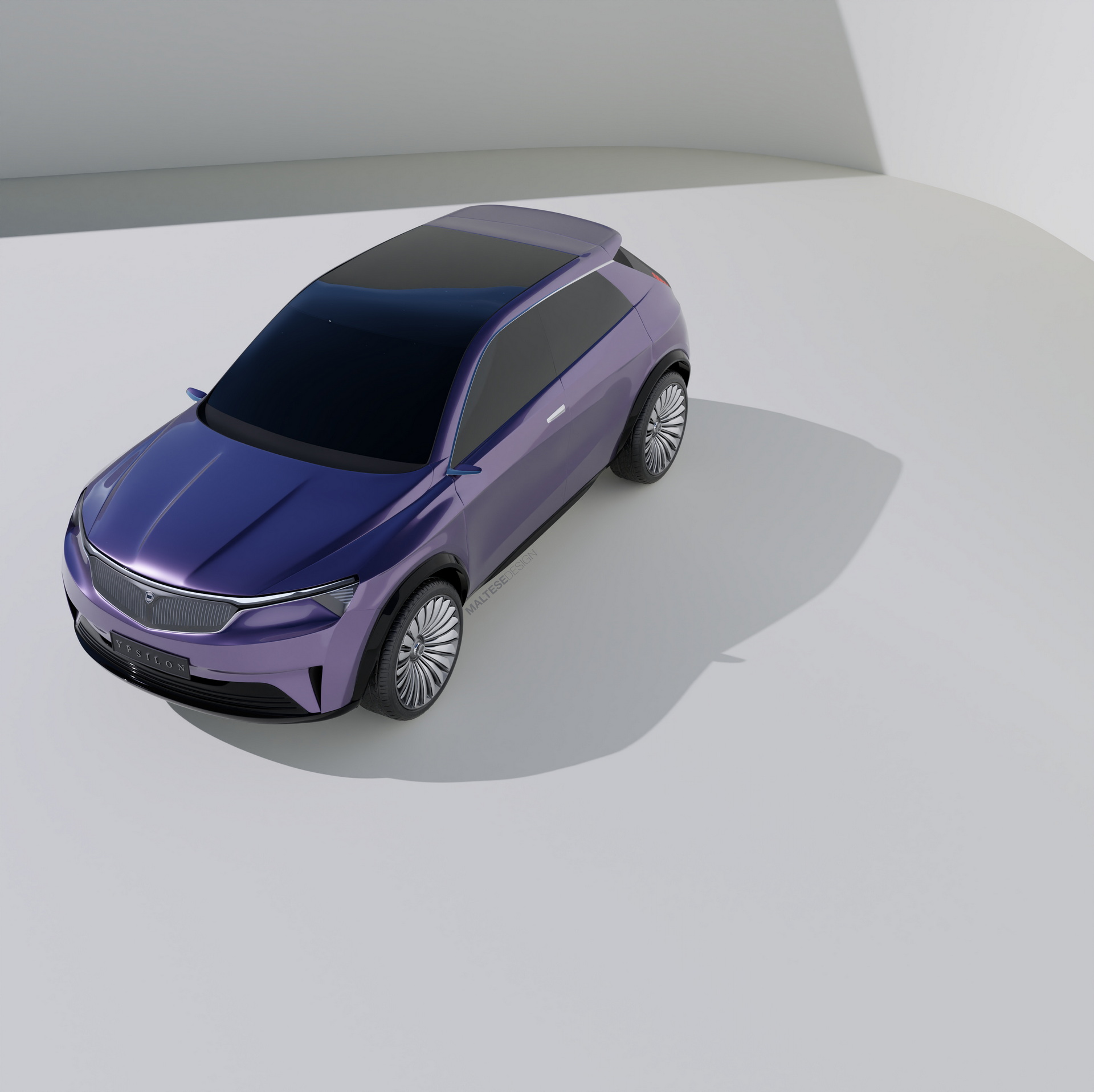 2024 Lancia Ypsilon Envisioned By Designer As A Stylish Small Electric Crossover