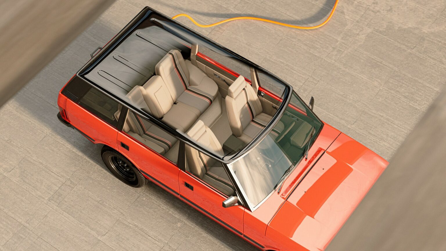 Lunaz Transforming A Classic Range Rover Into An Open Electromod ...