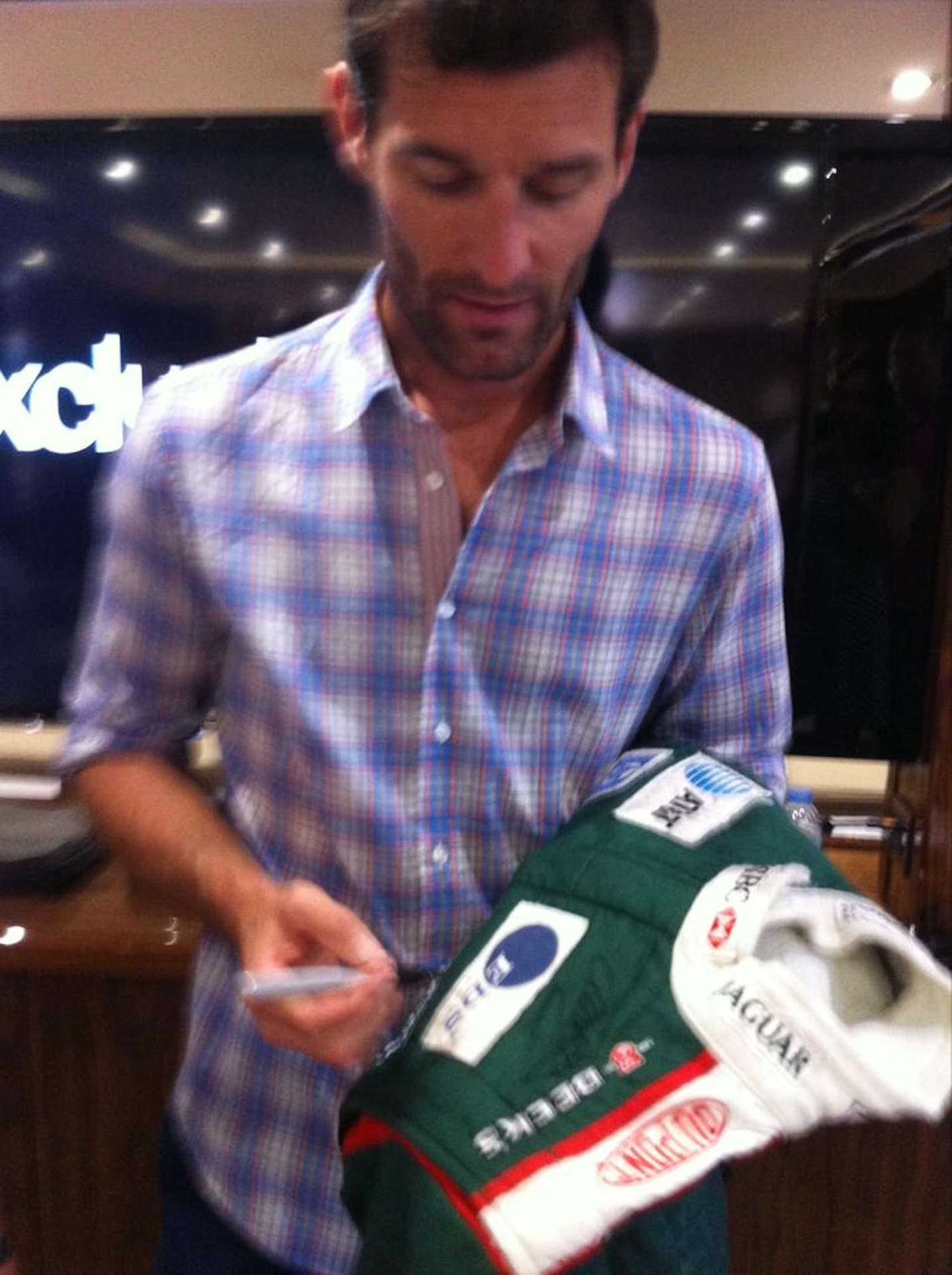 Mark Webber Probably Peed In This F1 Race Suit And Now You Can Too