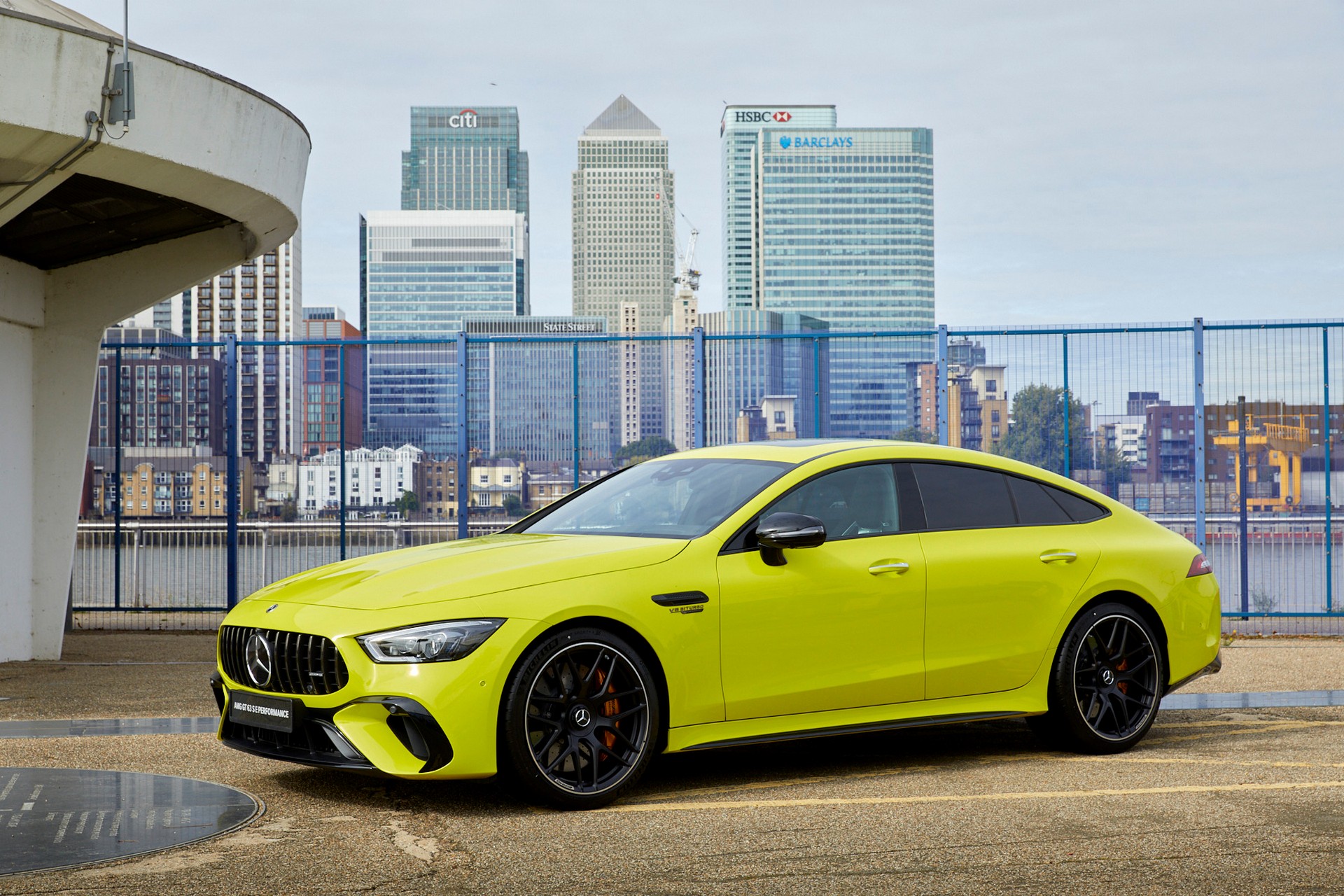 Mercedes-AMG’s Bright Yellow GT 63 S E Was Designed With Tennis Legend Roger Federer