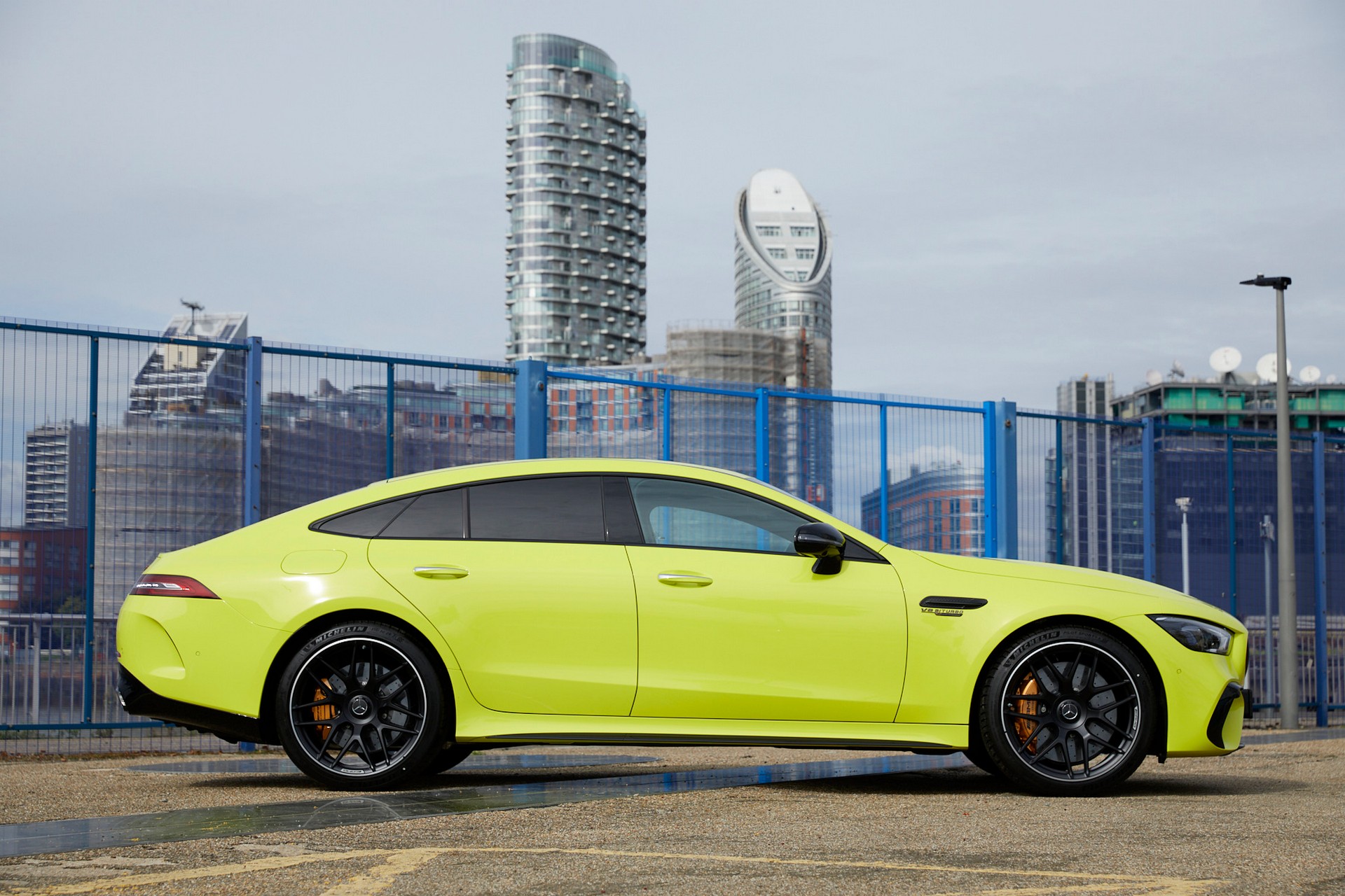 Mercedes-AMG’s Bright Yellow GT 63 S E Was Designed With Tennis Legend Roger Federer