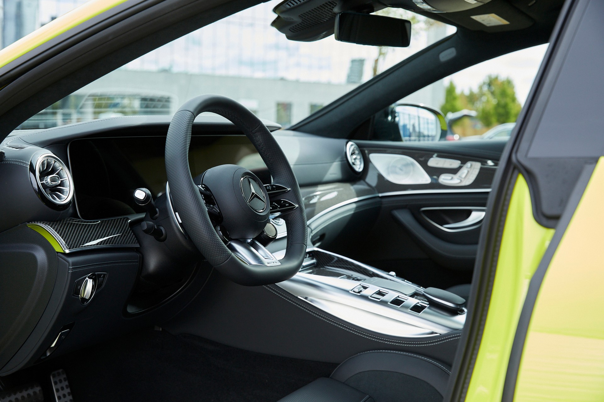 Mercedes-AMG’s Bright Yellow GT 63 S E Was Designed With Tennis Legend Roger Federer