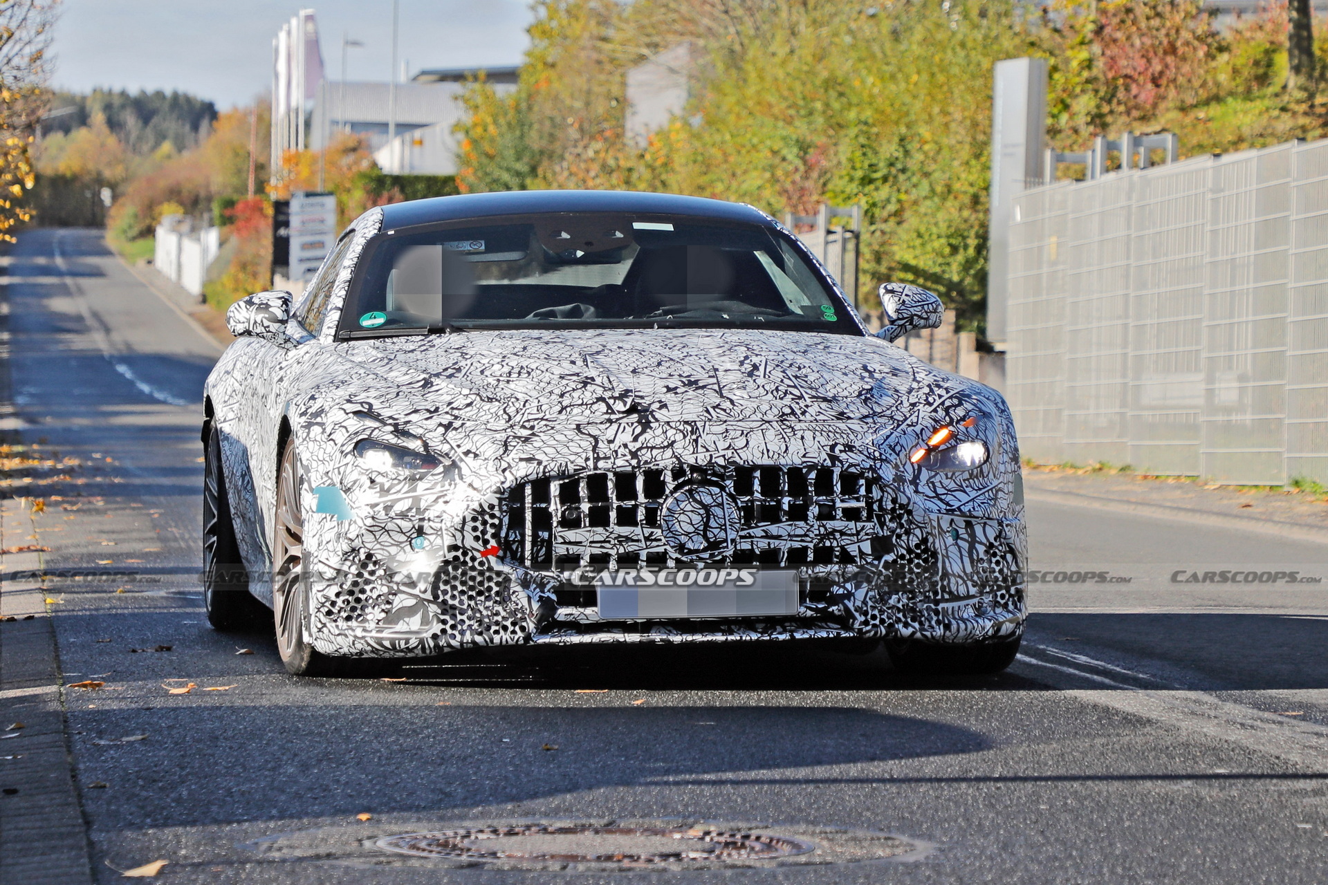 2024 Mercedes-AMG GT Spied With A Fixed Rear Wing