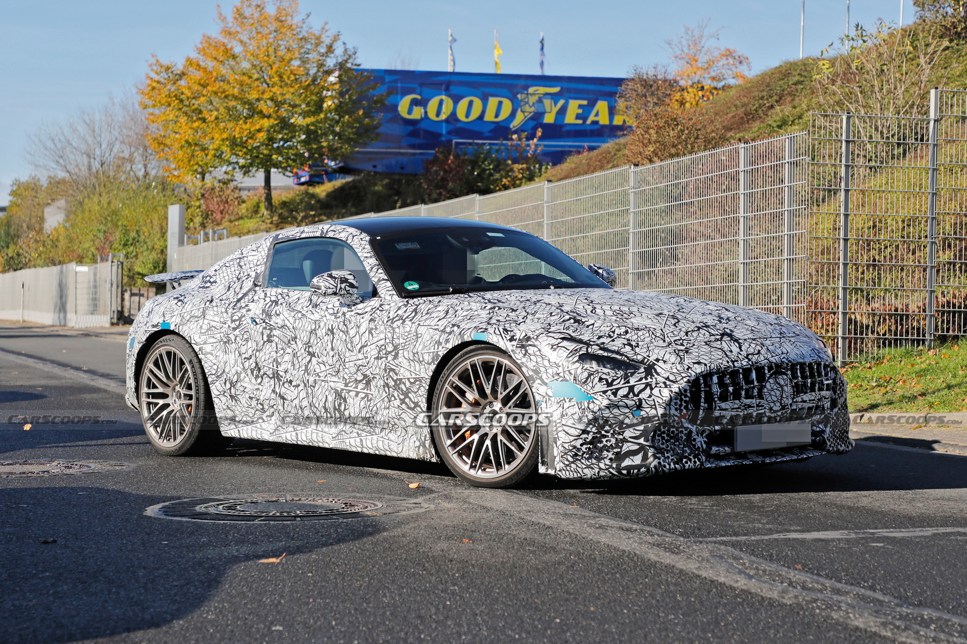 2024 Mercedes-AMG GT Spied With A Fixed Rear Wing