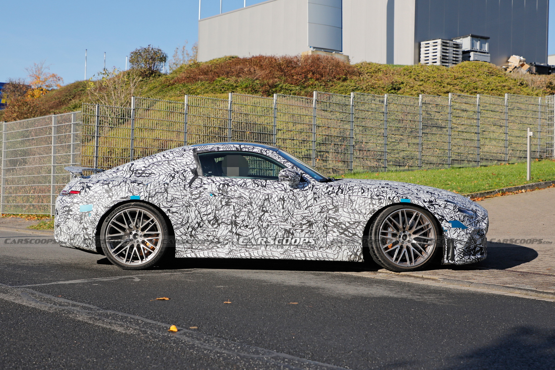 2024 Mercedes-AMG GT Spied With A Fixed Rear Wing