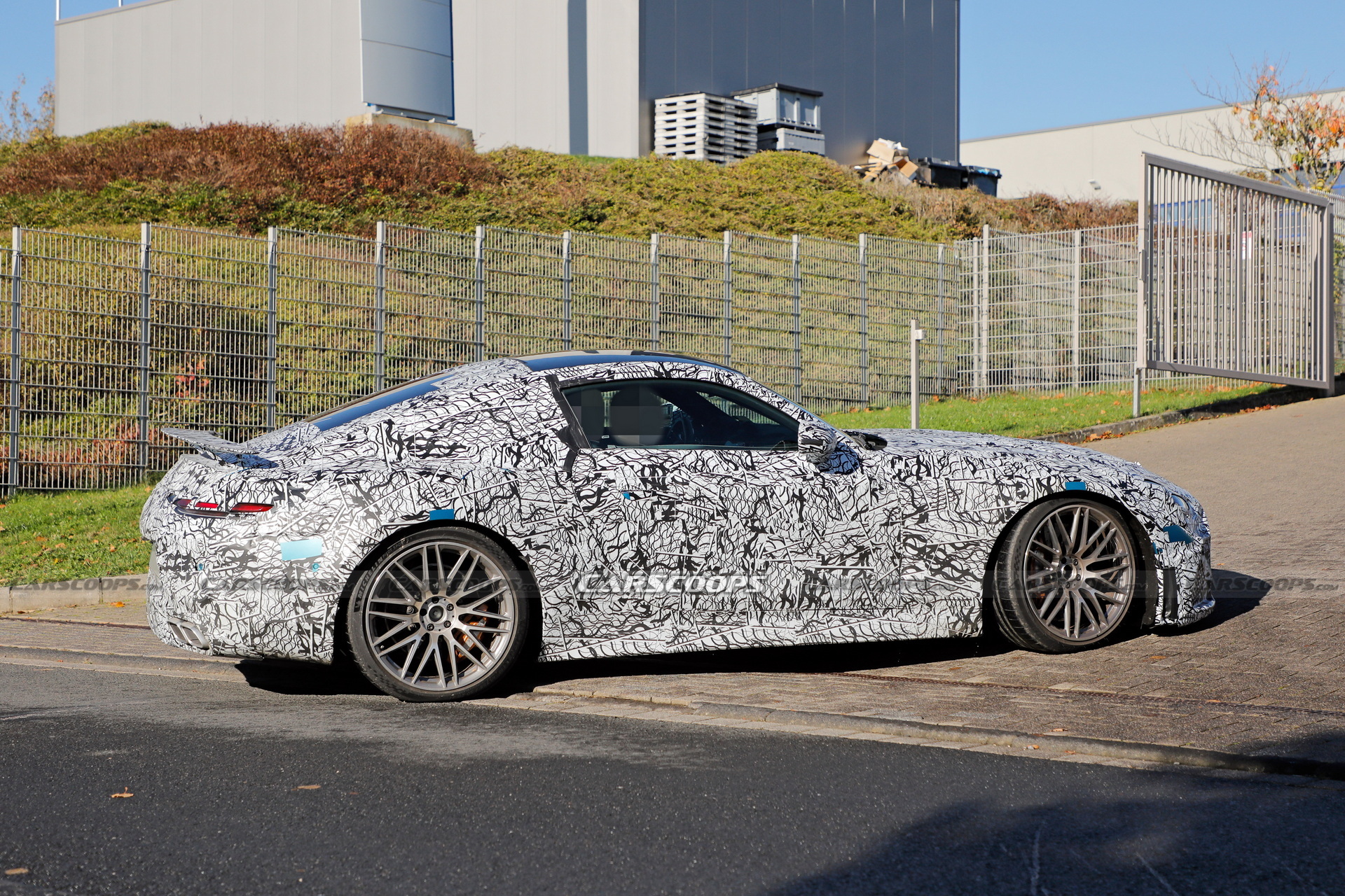 2024 Mercedes-AMG GT Spied With A Fixed Rear Wing