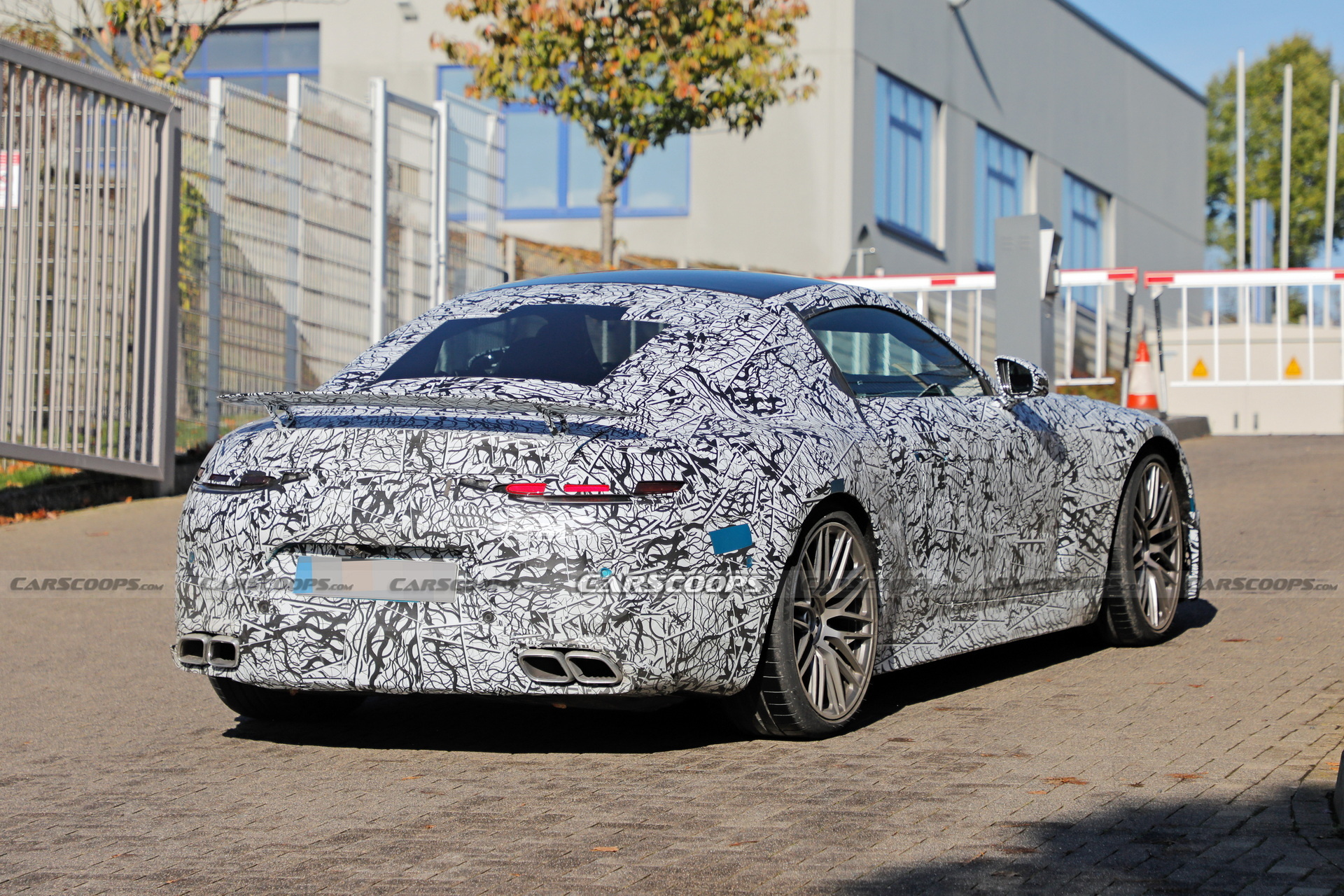 2024 Mercedes-AMG GT Spied With A Fixed Rear Wing