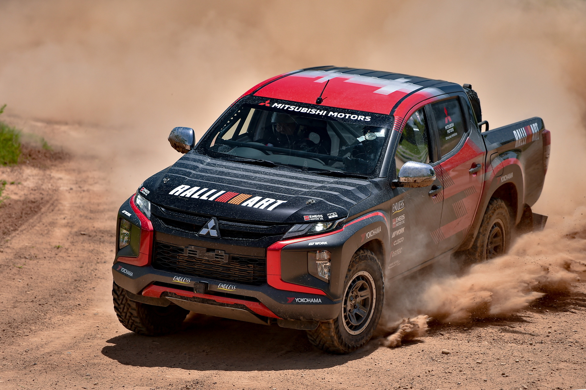 Mitsubishi Ralliart's Triton Rally Truck Makes Victorious Debut At