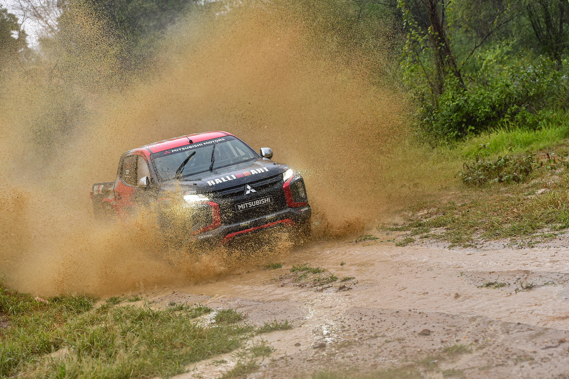 Mitsubishi Ralliart’s Triton Rally Truck Makes Victorious Debut At The Asia Cross Country Rally