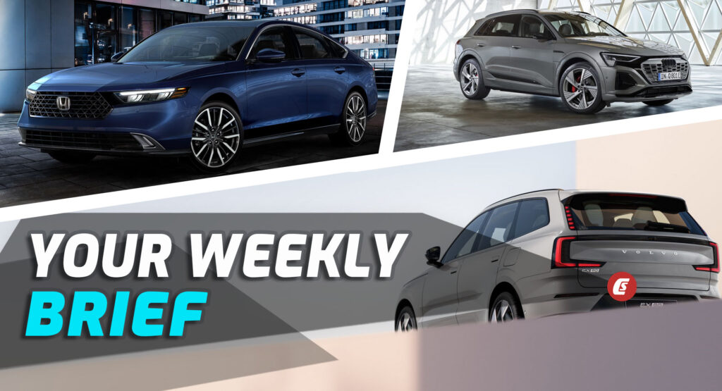  2024 Volvo EX90, 2023 Honda Accord, And 2024 Audi Q8 E-Tron: Your Weekly Brief