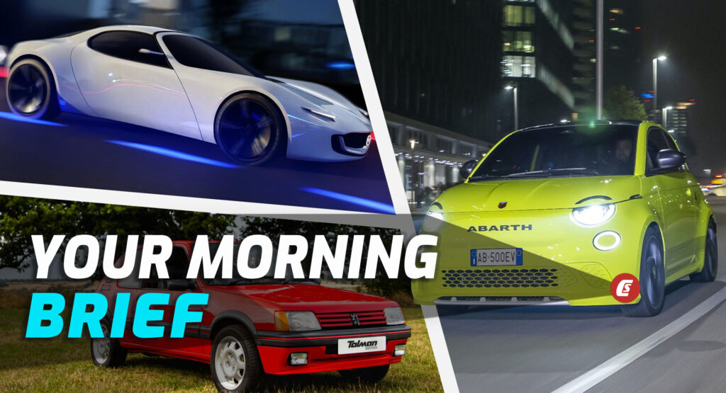  2023 Abarth 500e, Mazda’s Miata EV Teaser, And Peugeot 205 Tolman Edition: Your Morning Brief