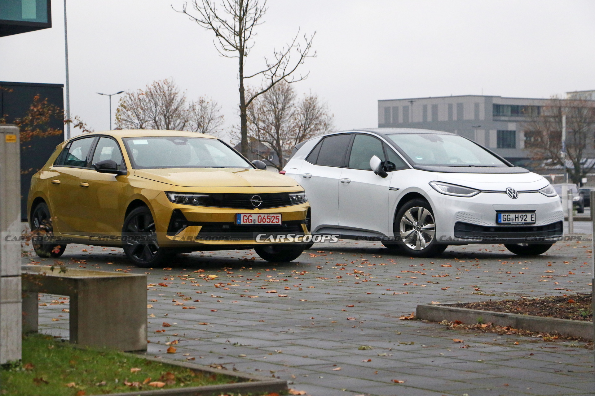 New Opel Astra Electric Spotted Being Benchmarked Against The VW ID.3