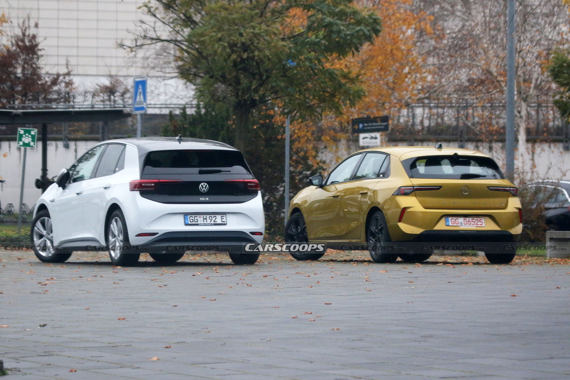 New Opel Astra Electric Spotted Being Benchmarked Against The VW ID.3