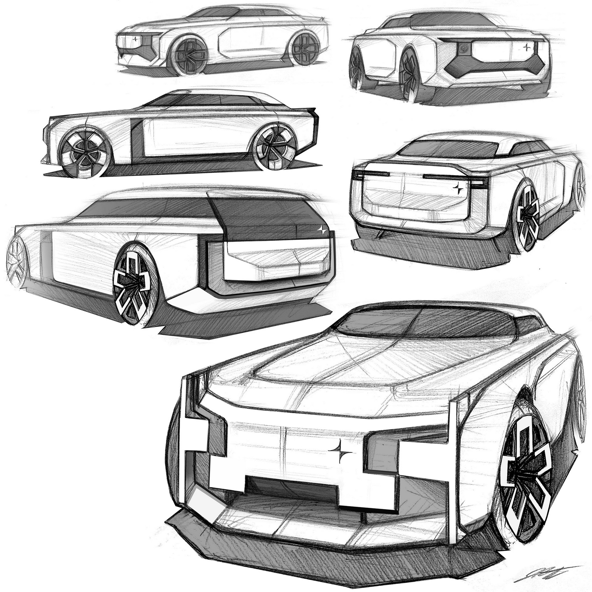 Polestar 4040 Fictional Study Pays Squared Off Tribute To The Volvo 240
