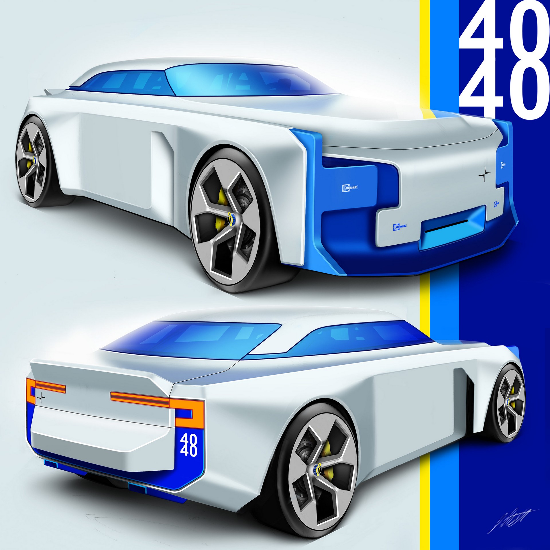 Polestar 4040 Fictional Study Pays Squared Off Tribute To The Volvo 240