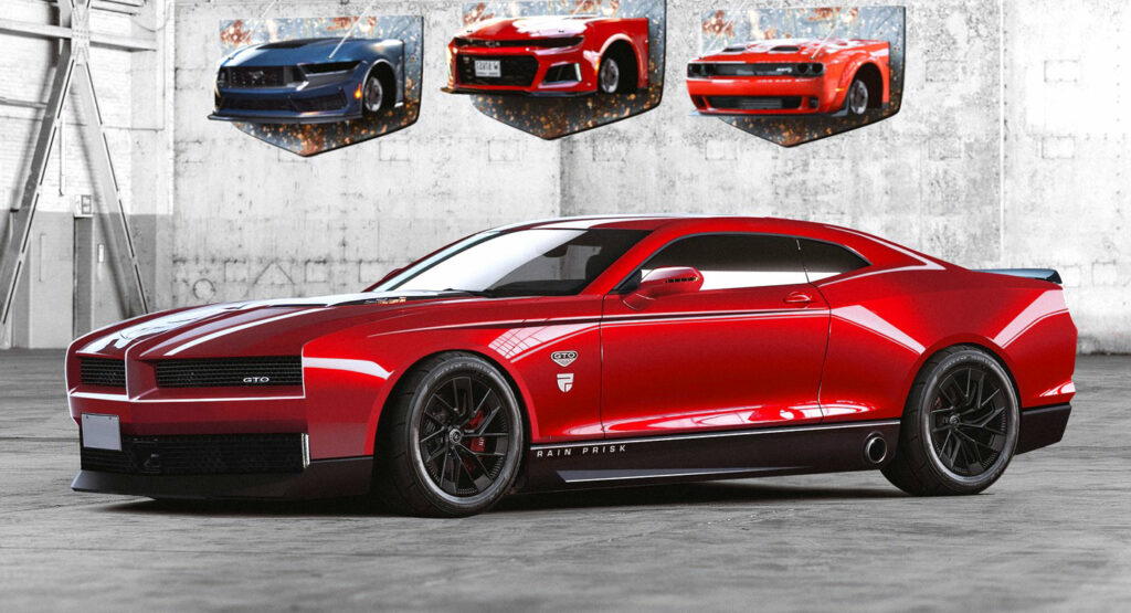  Modern-Day Pontiac GTO Rendered From Camaro, Because Why Not?