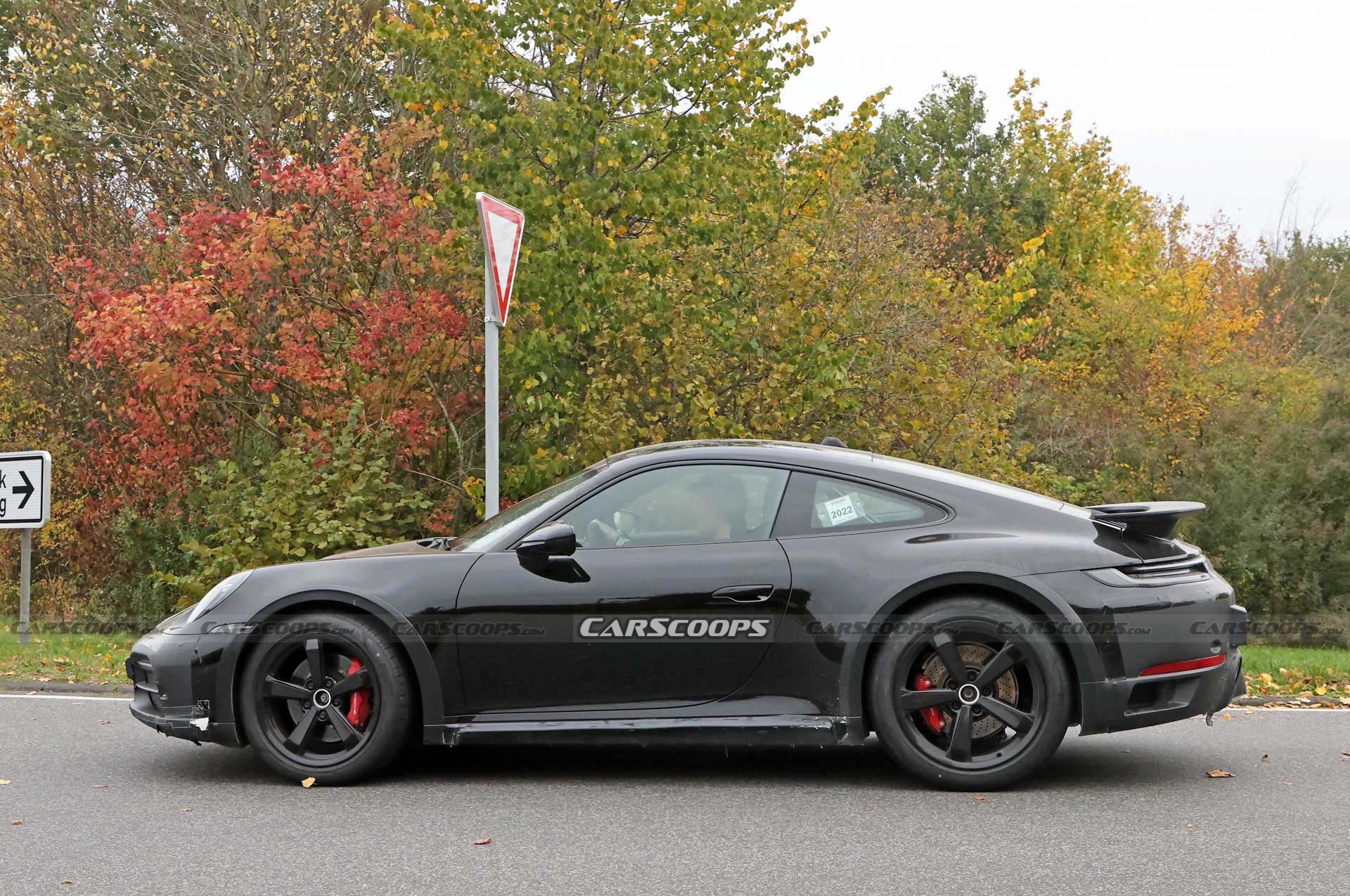 Do These New Spy Shots Reveal The Porsche 911 Dakar’s Air Suspension?