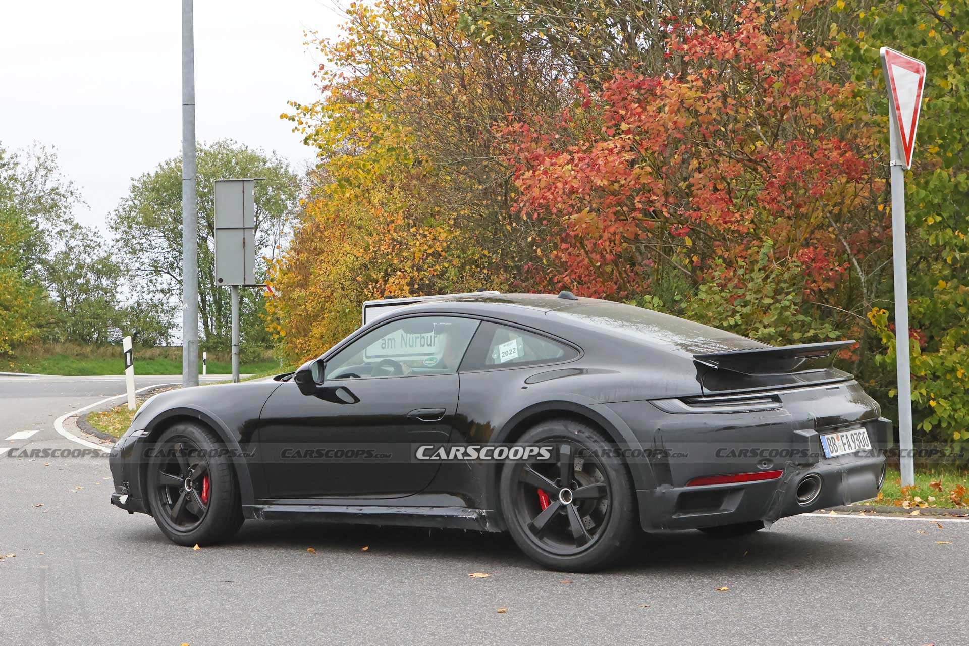 Do These New Spy Shots Reveal The Porsche 911 Dakar’s Air Suspension?