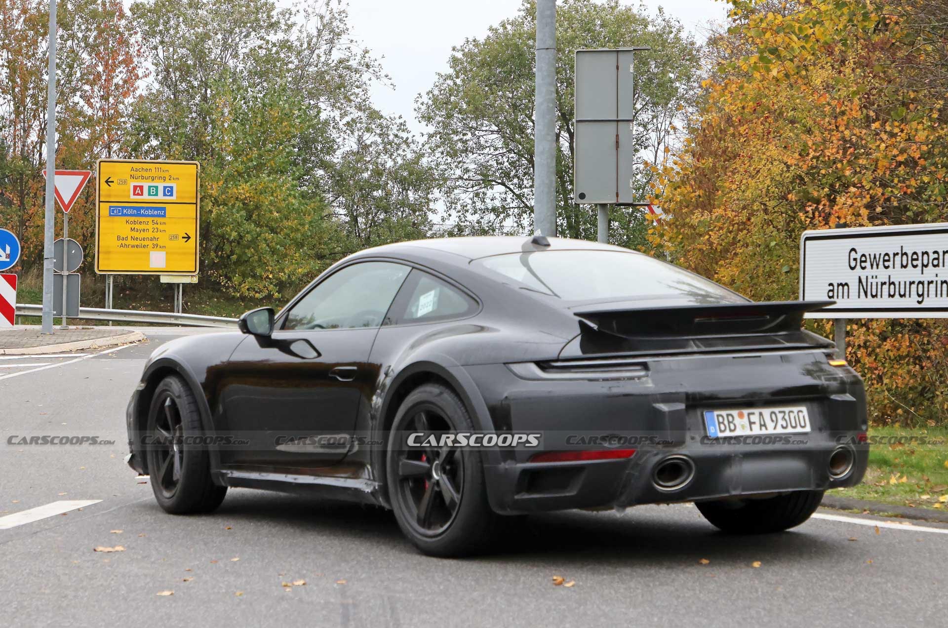 Do These New Spy Shots Reveal The Porsche 911 Dakar’s Air Suspension?