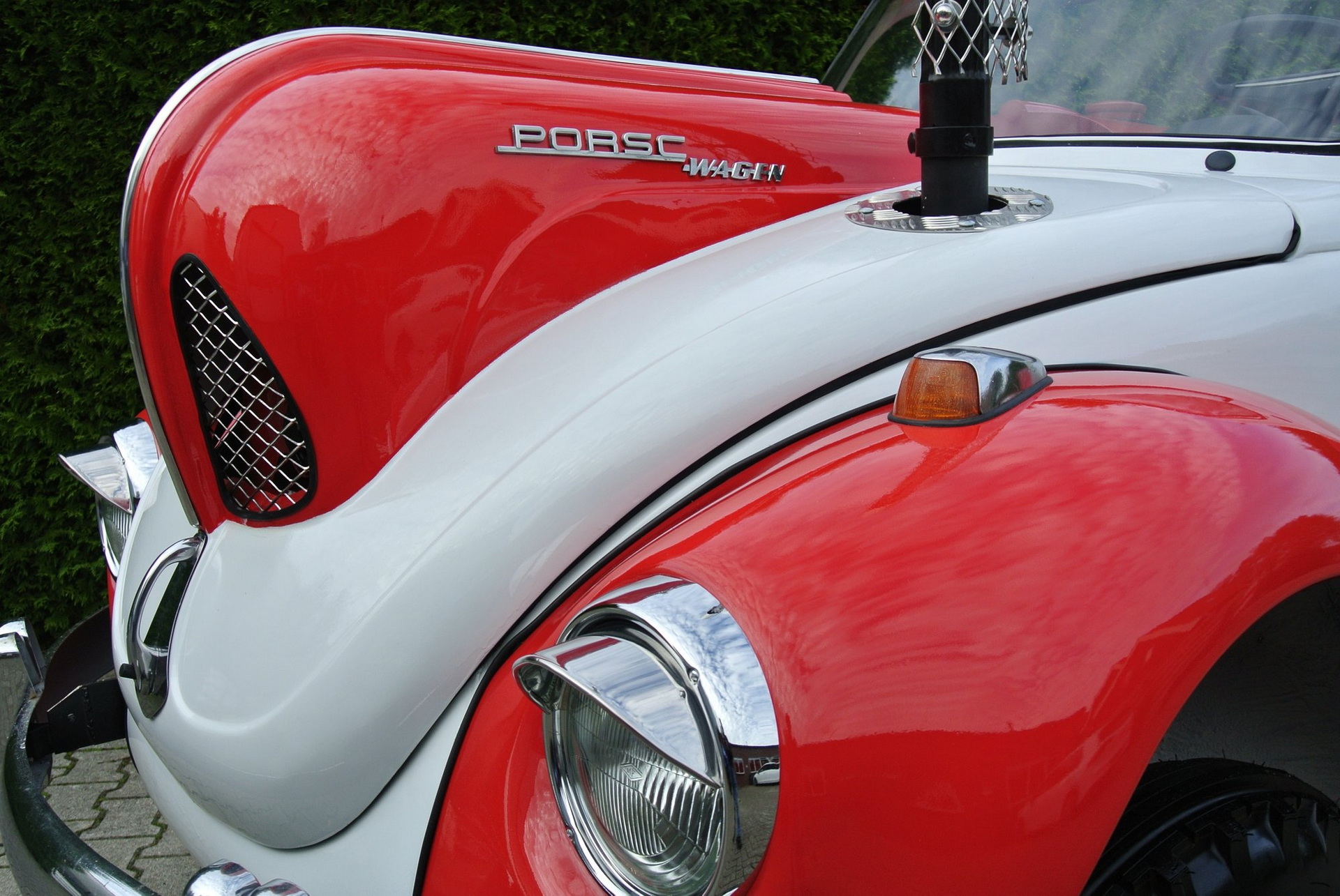 This Porsche Tractor Cosplaying As A VW Beetle Is Definitely An Acquired Taste