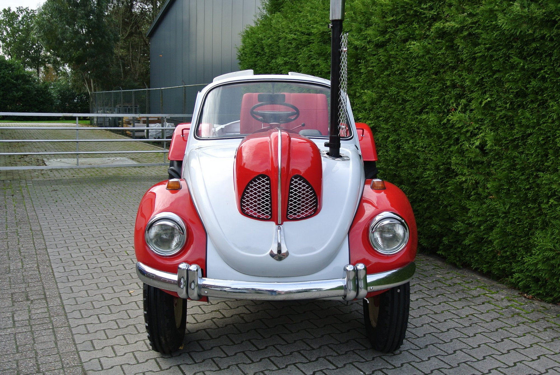 This Porsche Tractor Cosplaying As A VW Beetle Is Definitely An Acquired Taste