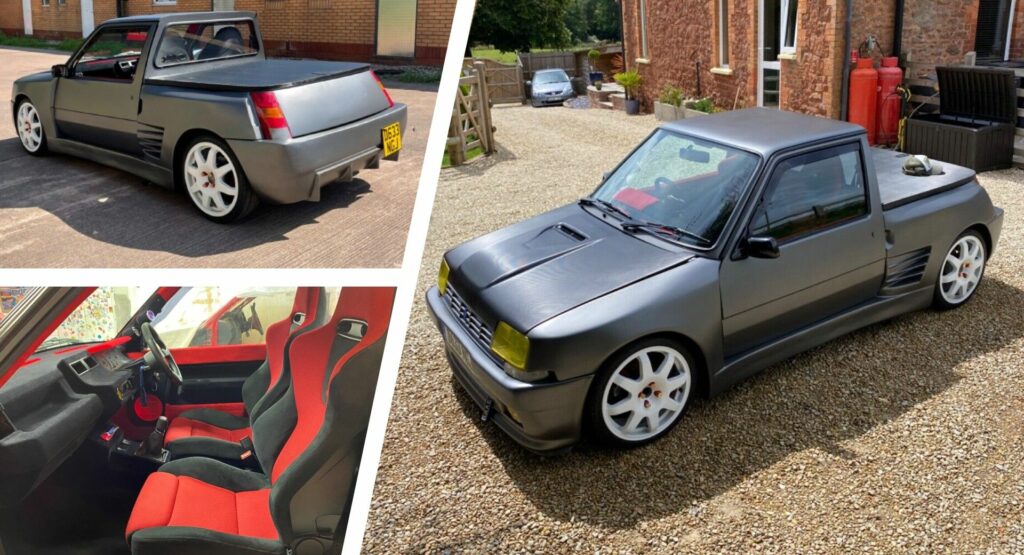  Check Out This Cute Renault 5 GT Widebody Pickup Conversion
