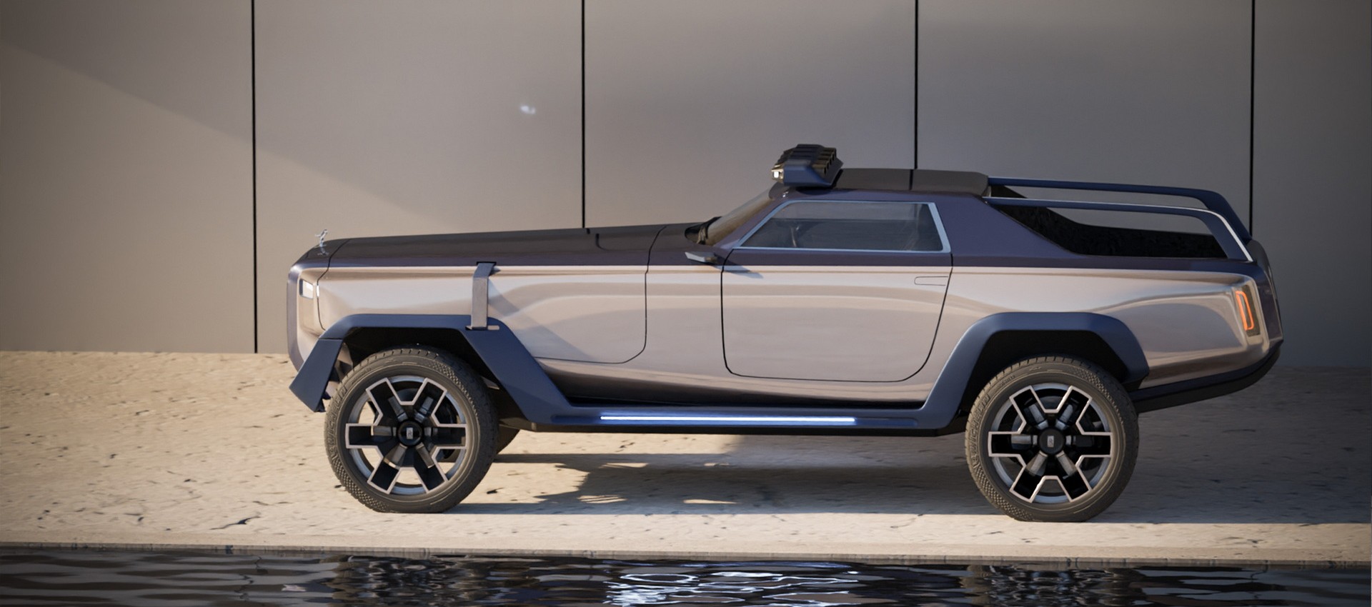 Rolls-Royce Britannia Pickup By Design Student Looks Worthy Of The Spirit Of Ecstasy